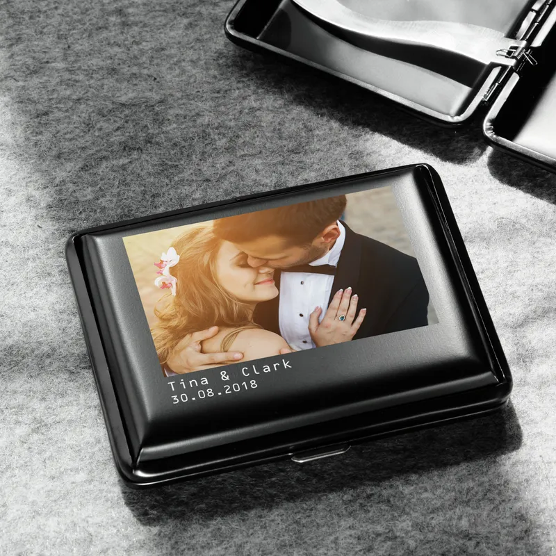 Personalised Photo Cigarette Case for Men - Unique Gift Idea