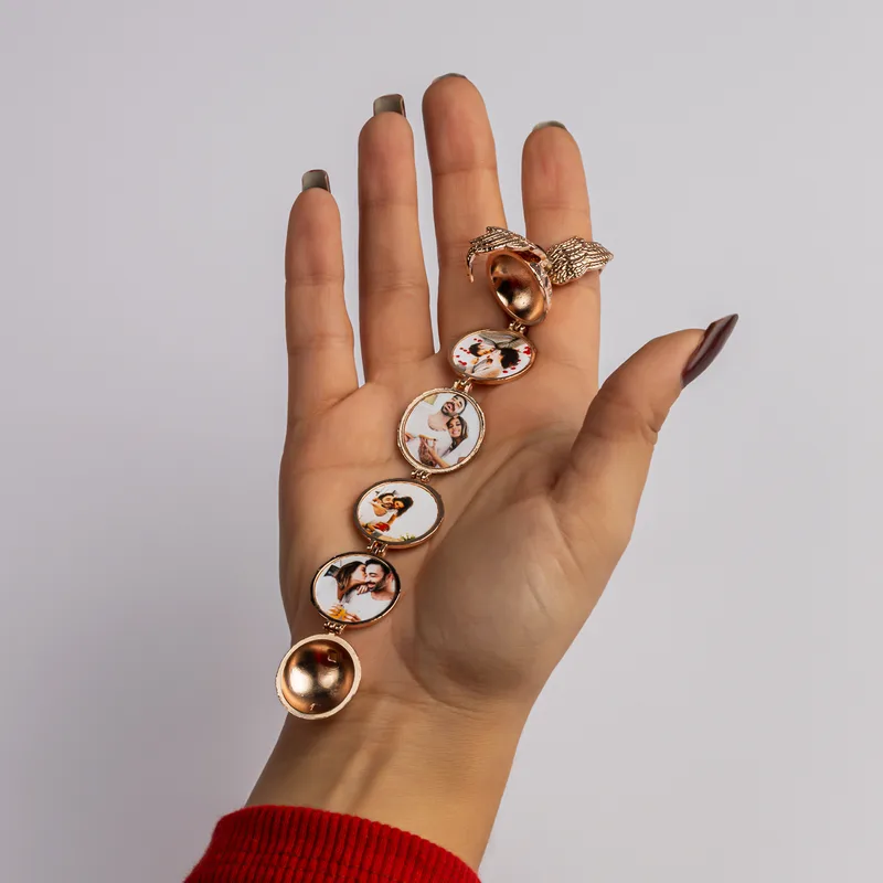 Personalized Photo Printed Locket with Wings