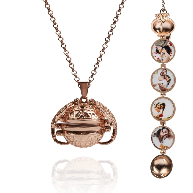 Personalized Photo Printed Locket with Wings