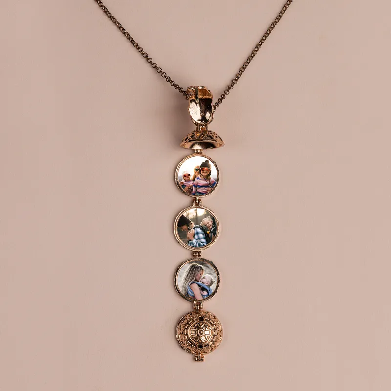 Personalized Photo Printed Locket with Wings