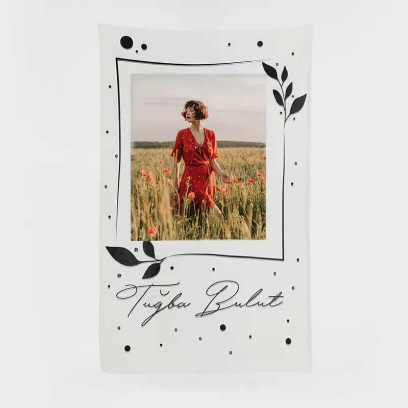 Personalized Photo Printed TV Blanket