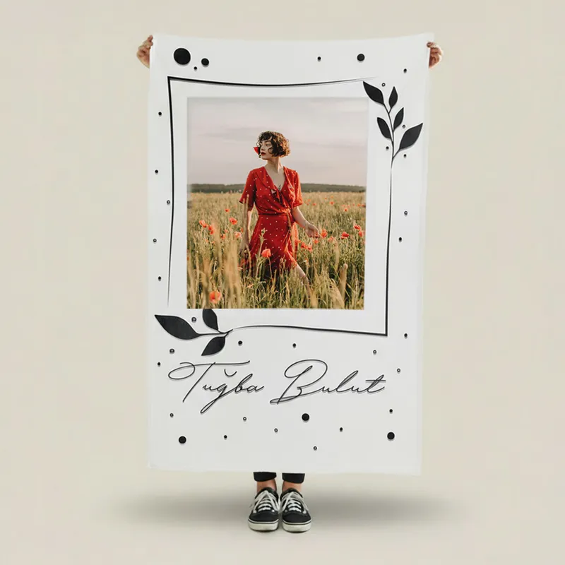 Personalized Photo Printed TV Blanket