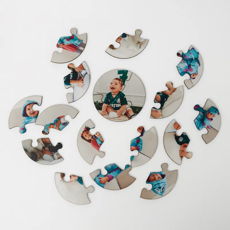 Personalized Photo Puzzle Set for Kids with 6