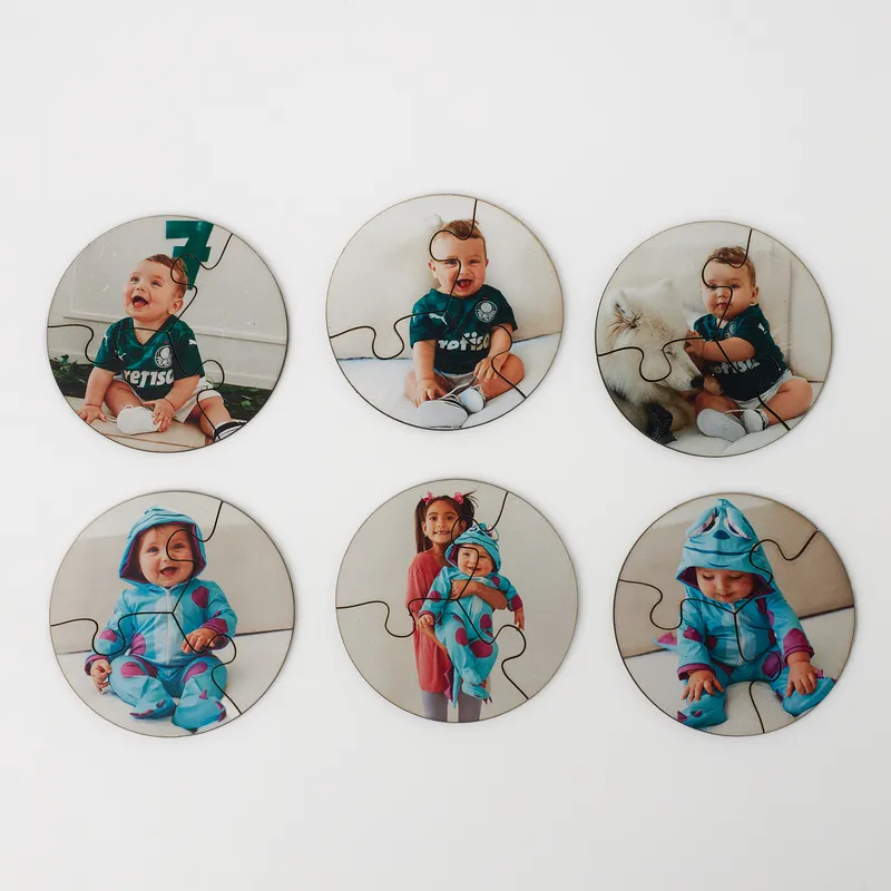 Personalized Photo Puzzle Set for Kids with 6