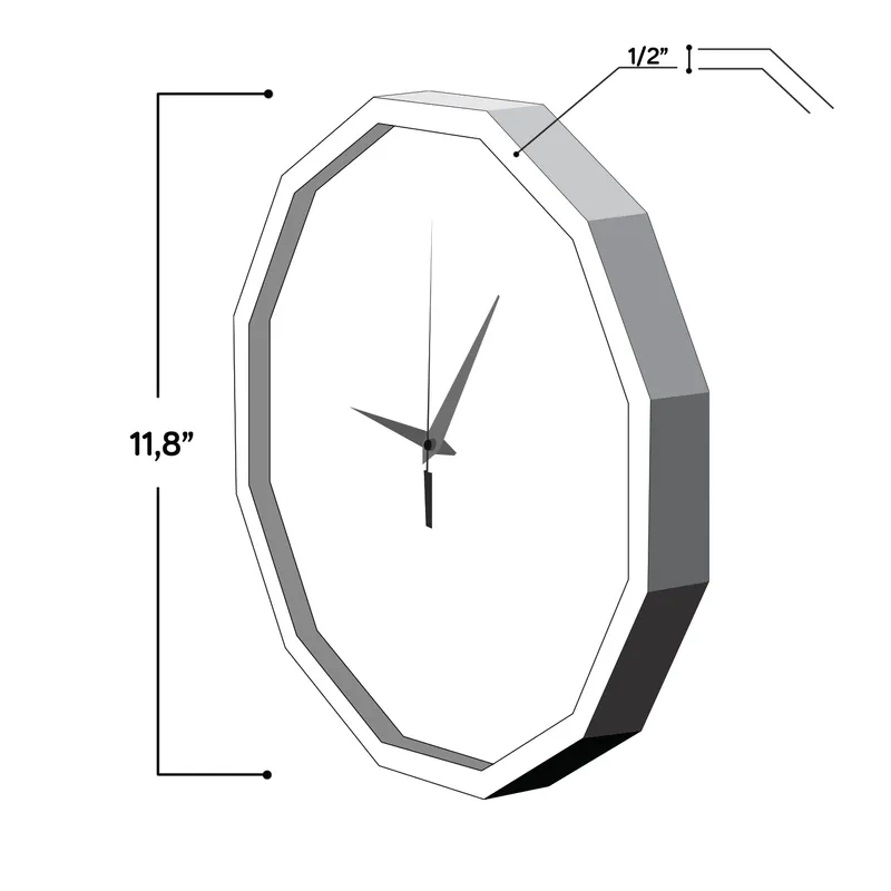 Personalised Wooden Photo Wall Clock for Baby and Kids' Rooms