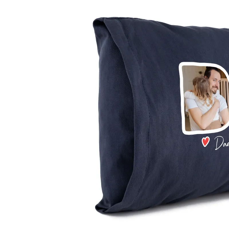 Personalized Pillow with Photo Printing Gift for Dad as a Perfect Father's Day Gift