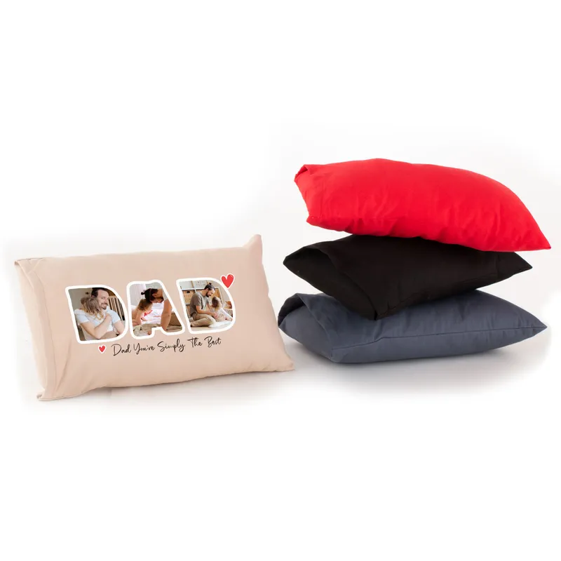 Personalized Pillow with Photo Printing Gift for Dad as a Perfect Father's Day Gift
