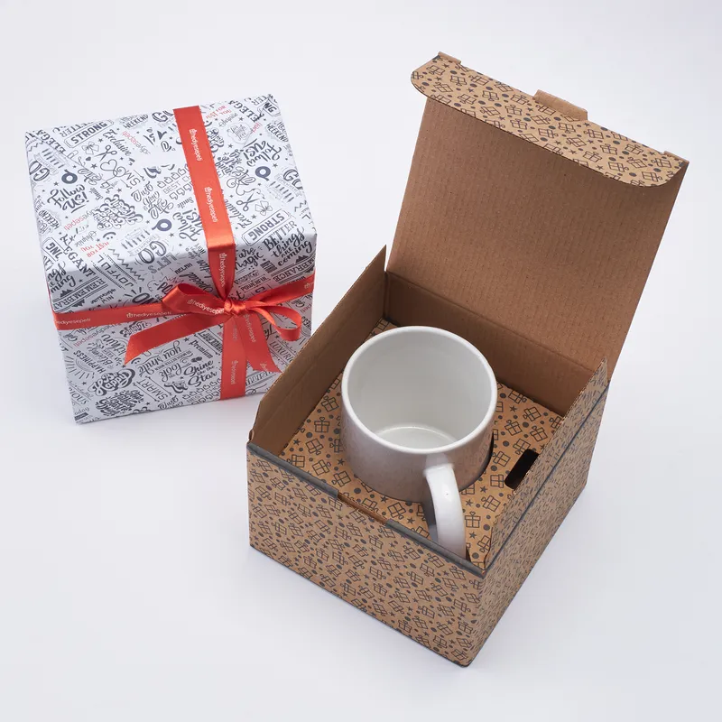 Personalized Plaid Monogram Mug Christmas Gift