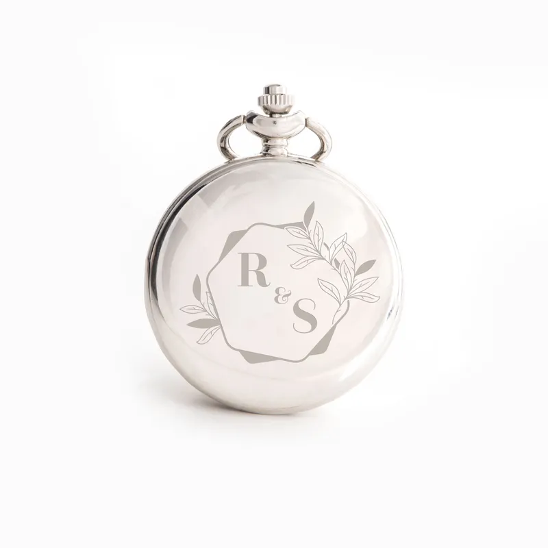 Personalized Pocket Watch Gift for Him