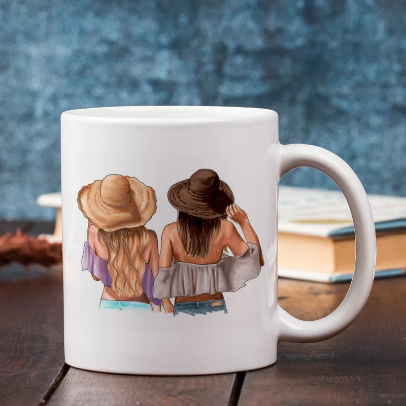 Personalized Porcelain Cup Presentation Set for Close Friends