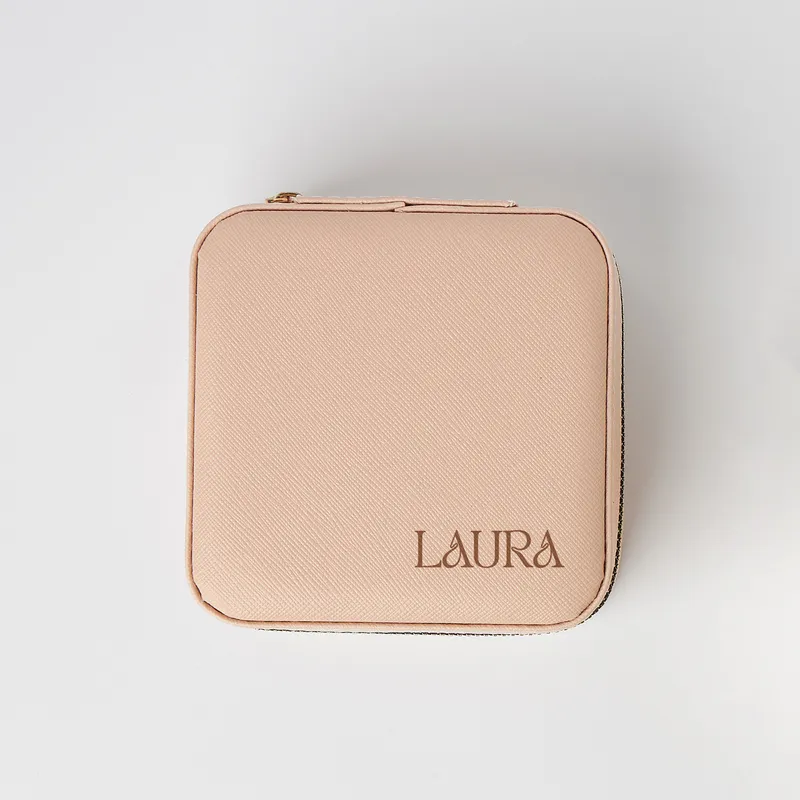 Personalized Portable Jewelry Travel Case for Women