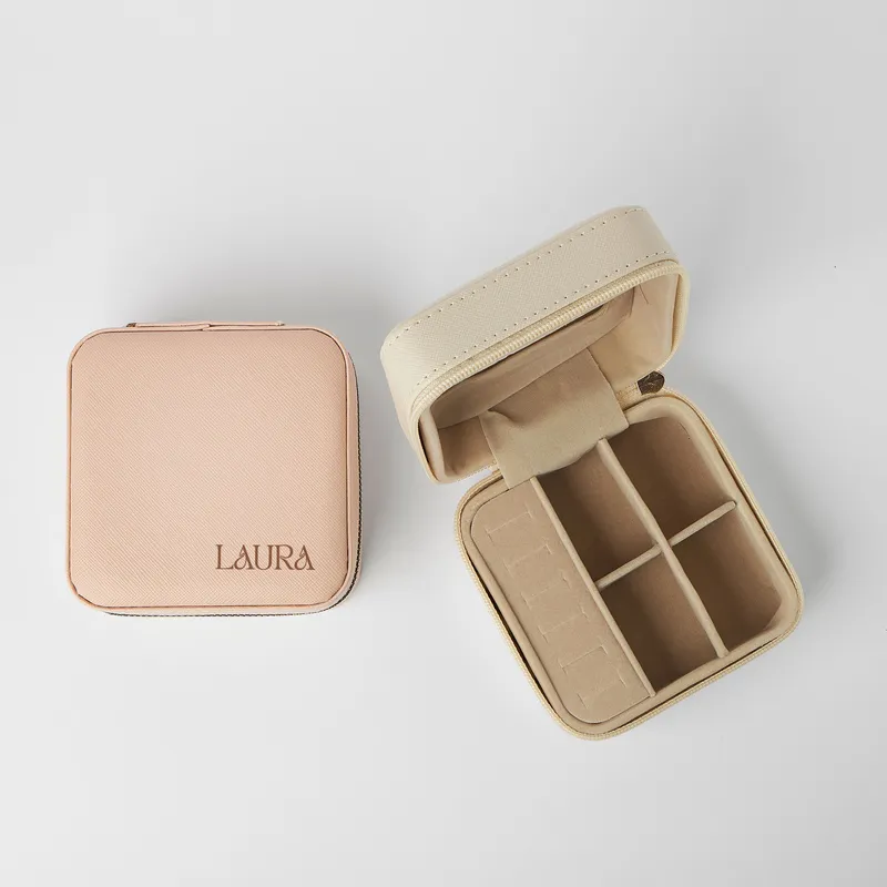Personalized Portable Jewelry Travel Case for Women