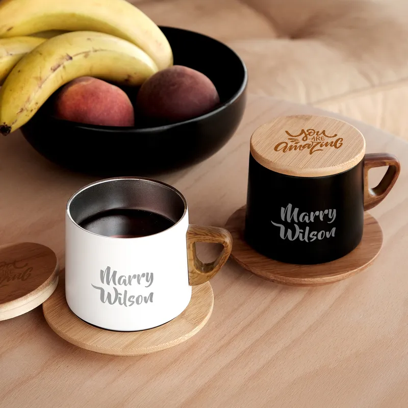 Personalized Positive Vibes Thermos Mug