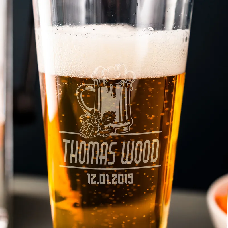 Personalized Prague Beer Mug