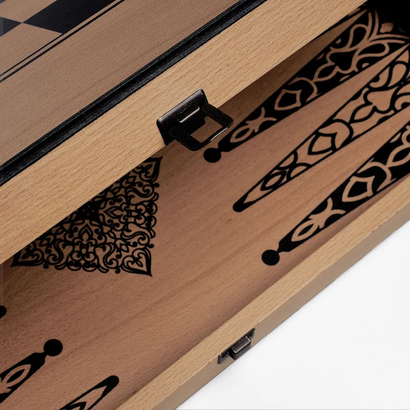 Personalized Premium Beech Wood Backgammon Set