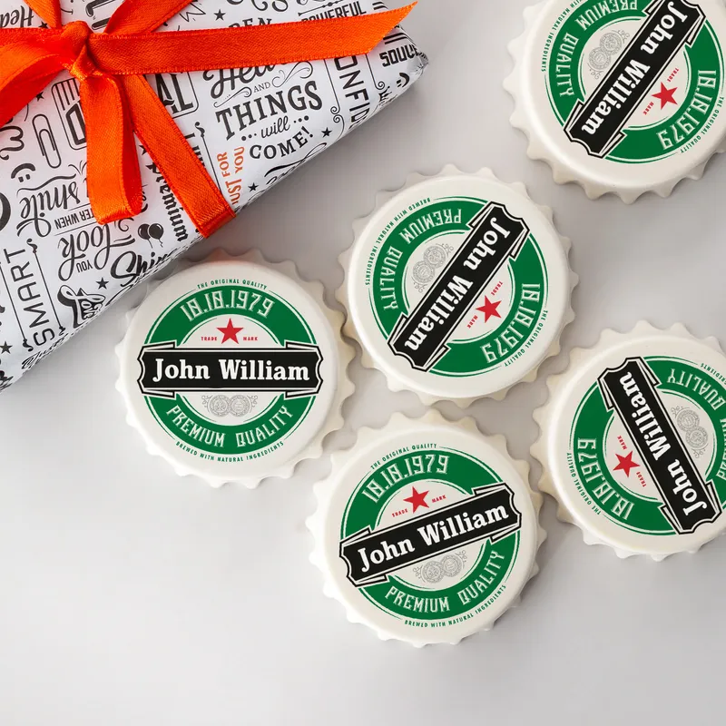 Personalised Bottle Opener Magnet for Men and Teens