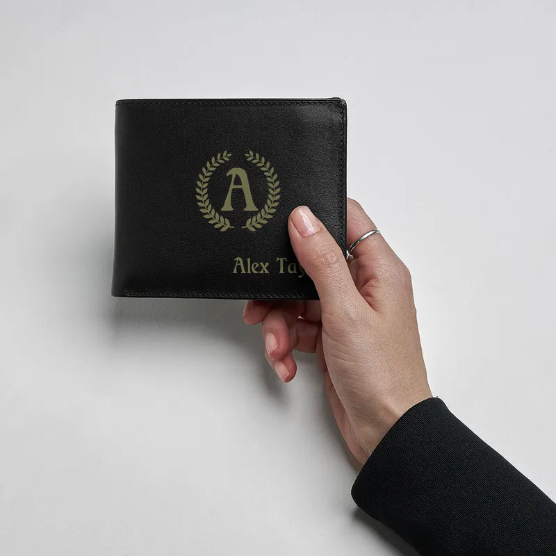 Personalized Printed Men's Wallet