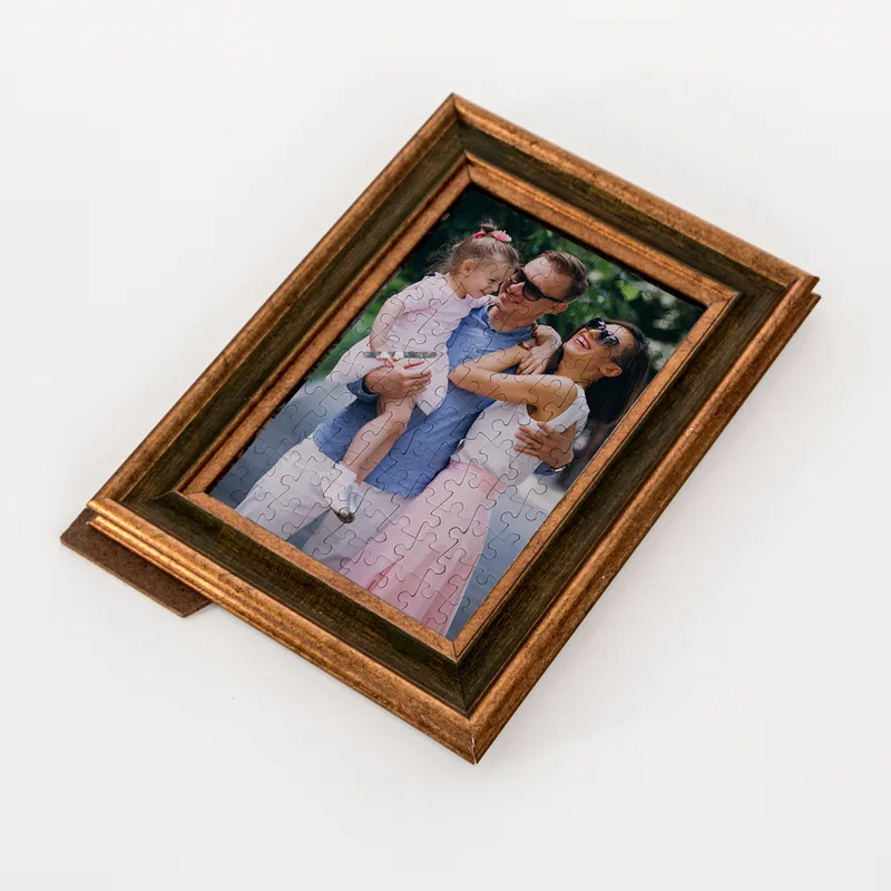 Personalized Printed Puzzle with Frames for Display