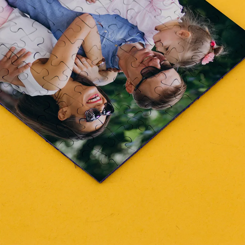 Personalized Printed Puzzle with Frames for Display
