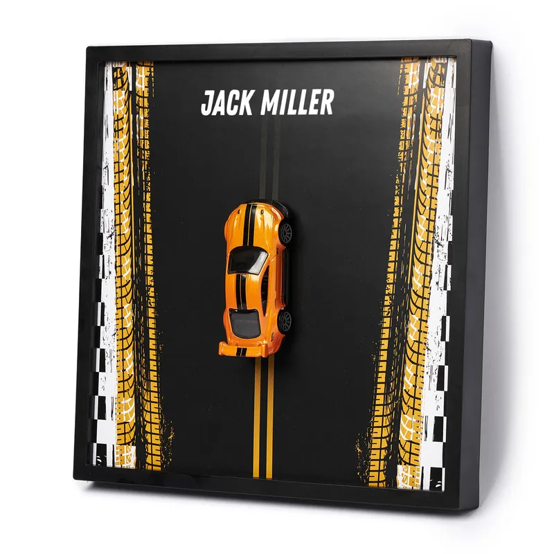 Personalised Race Car Decorative Wall Art