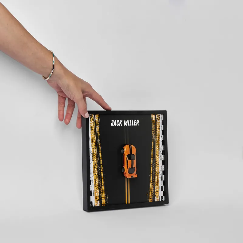 Personalised Race Car Decorative Wall Art