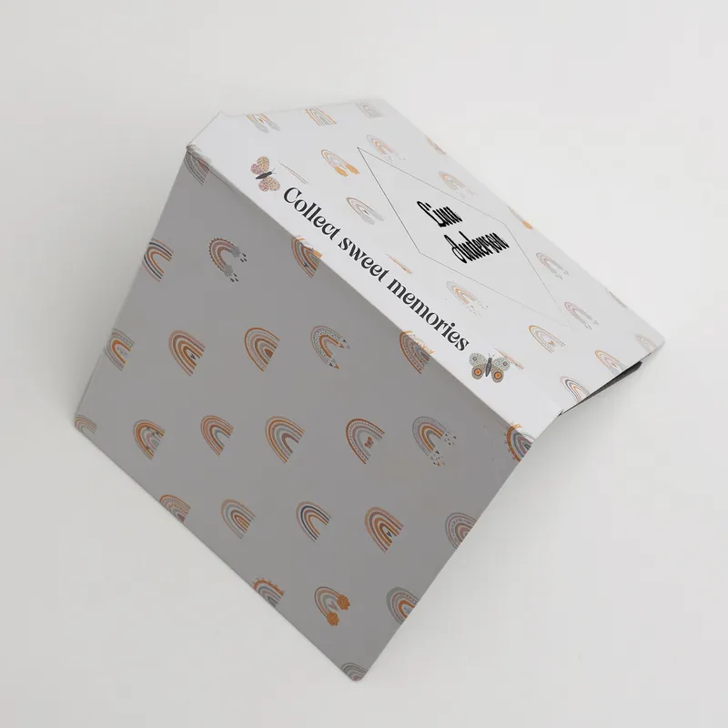 Personalized Rainbow DIY Memory Album with 35 Photo Prints