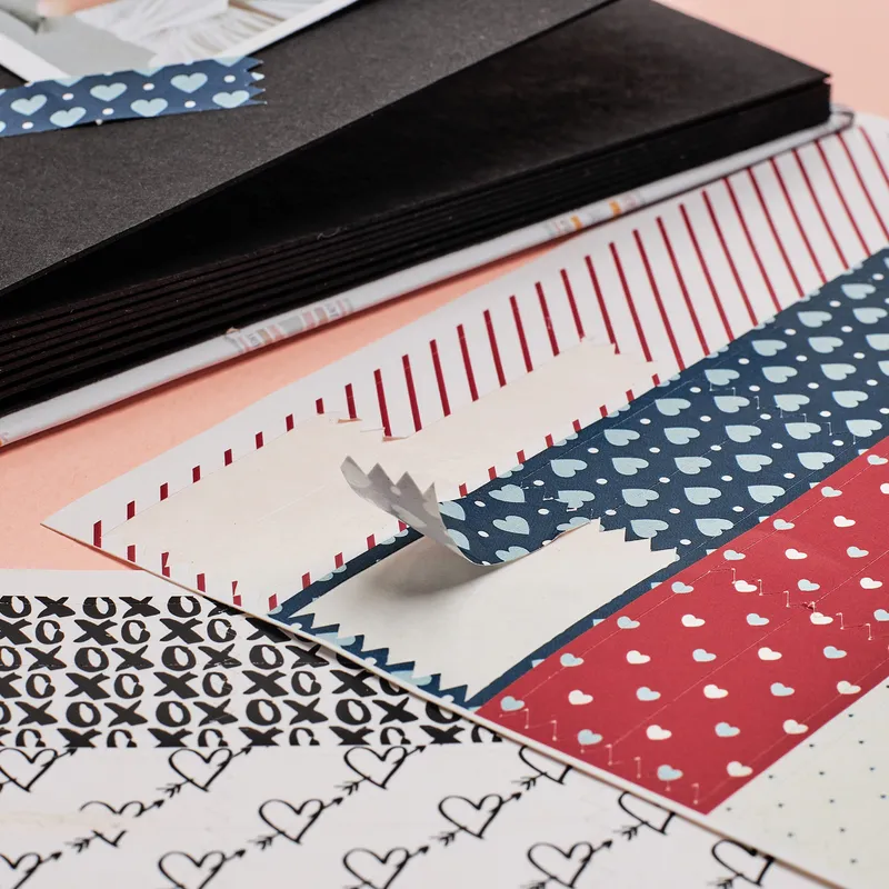 Personalized Rainbow DIY Memory Album with 35 Photo Prints