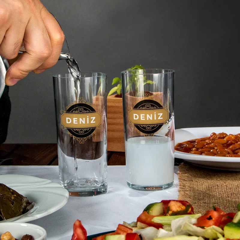 Personalised Rakı Glass Set for Rakı Enthusiasts