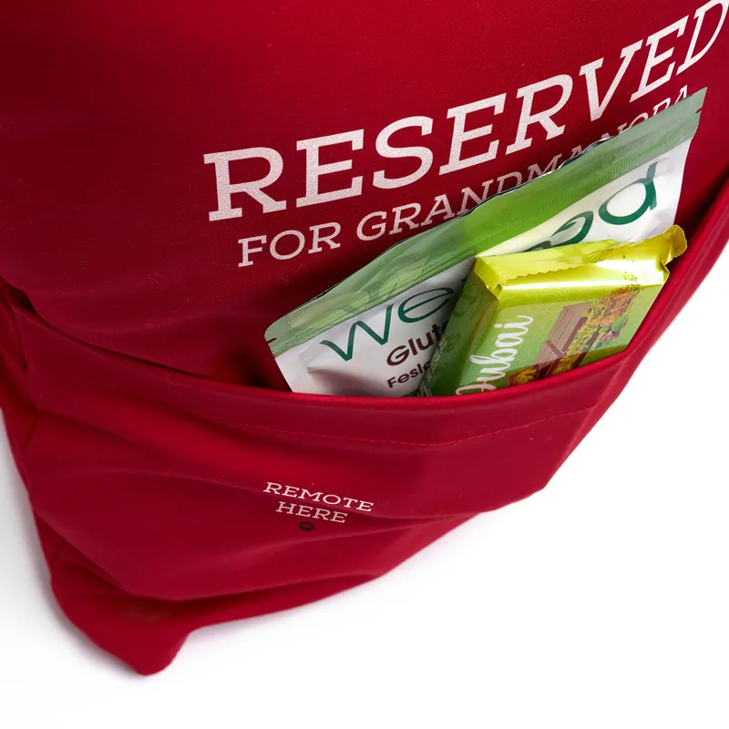 Personalized Remote and Snack Pocket Funny Pillow