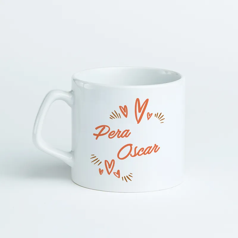 Personalized Romantic Hearts Couple Mug Gift