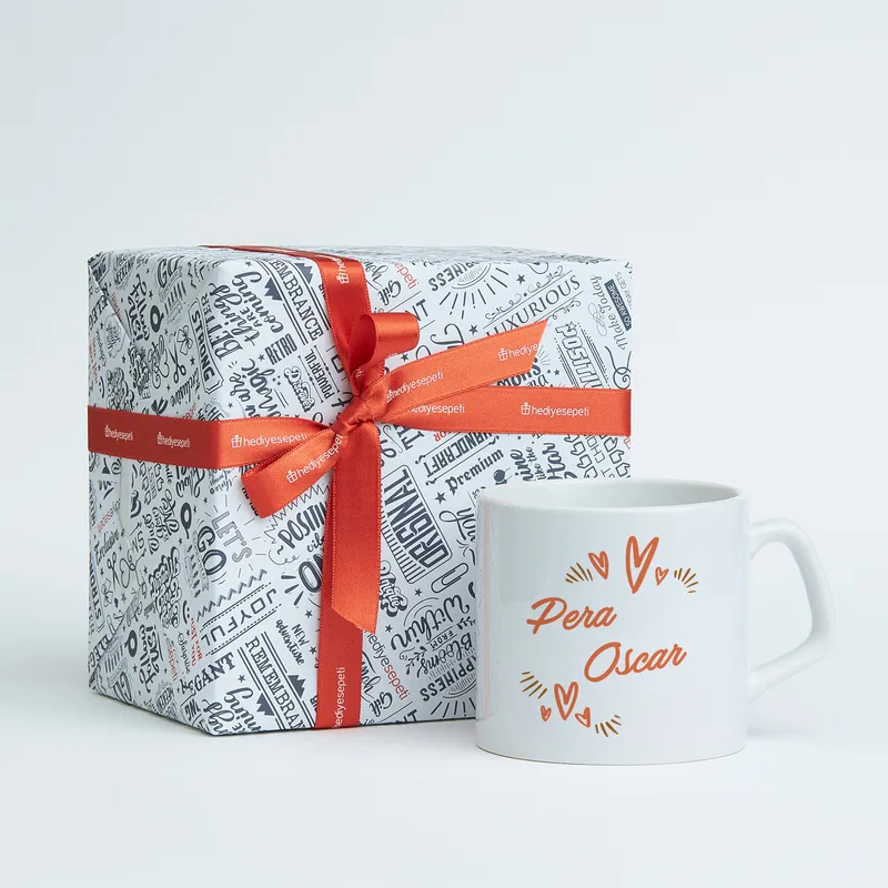 Personalized Romantic Hearts Couple Mug Gift