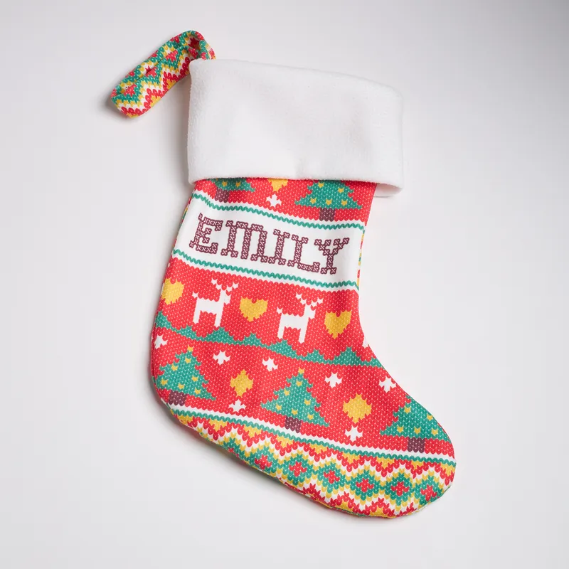 Personalized Santa Stocking for Festive Home Decor