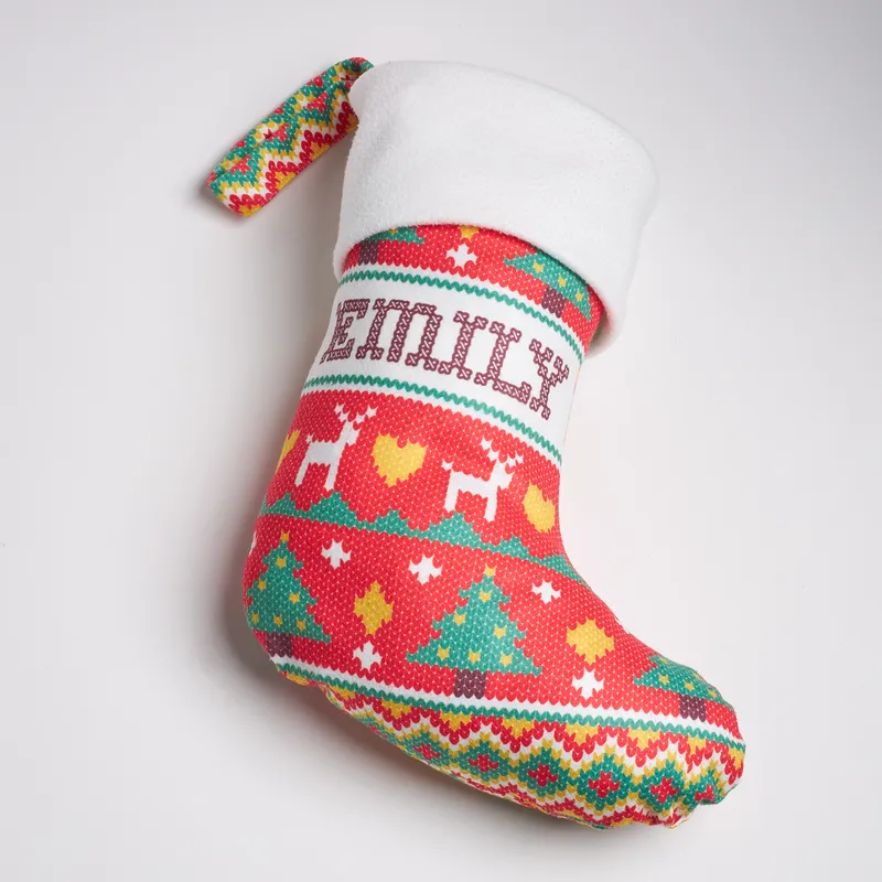 Personalized Santa Stocking for Festive Home Decor