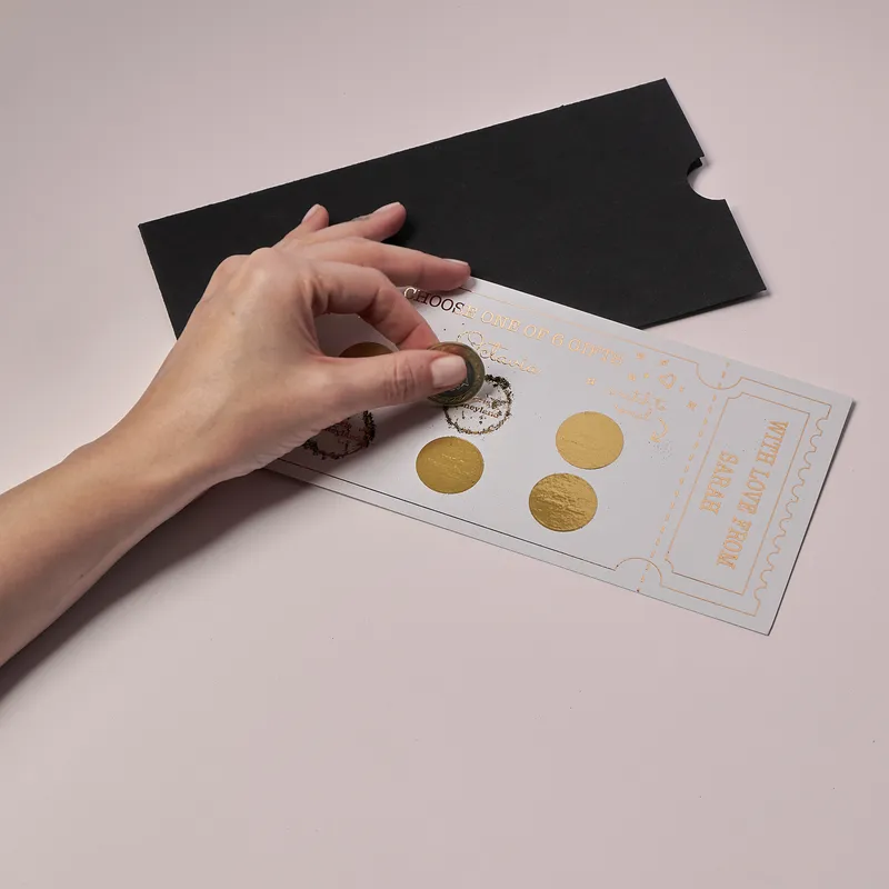 Personalized Scratch-Off Gift Ticket for Friends