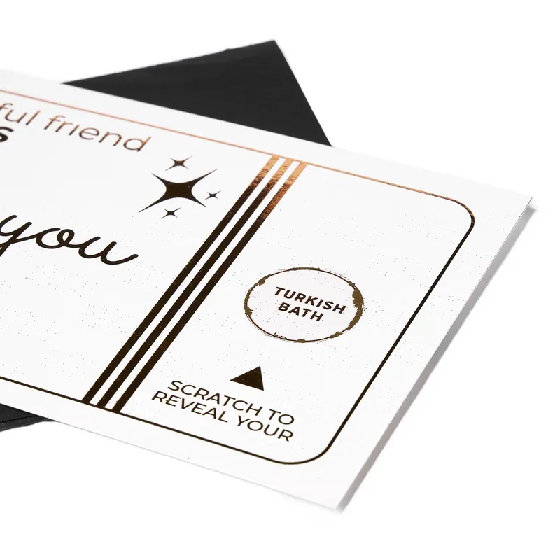 Personalized Scratch-Off Gift Ticket for Friends