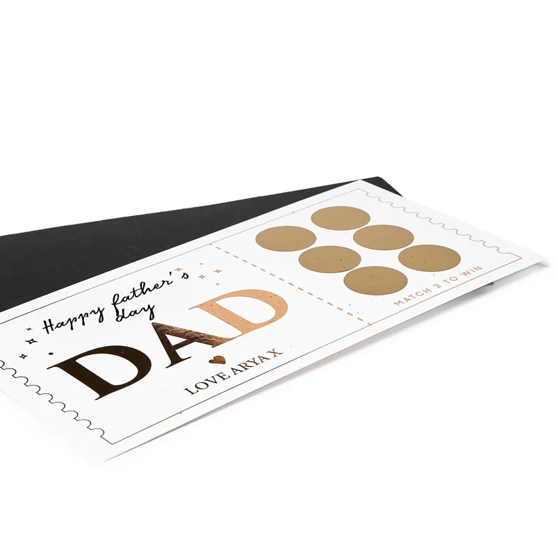 Personalised Scratch-Off Ticket for Dad
