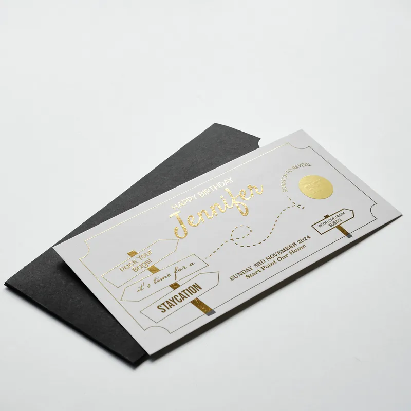 Personalized Scratch-Off Travel Birthday Gift