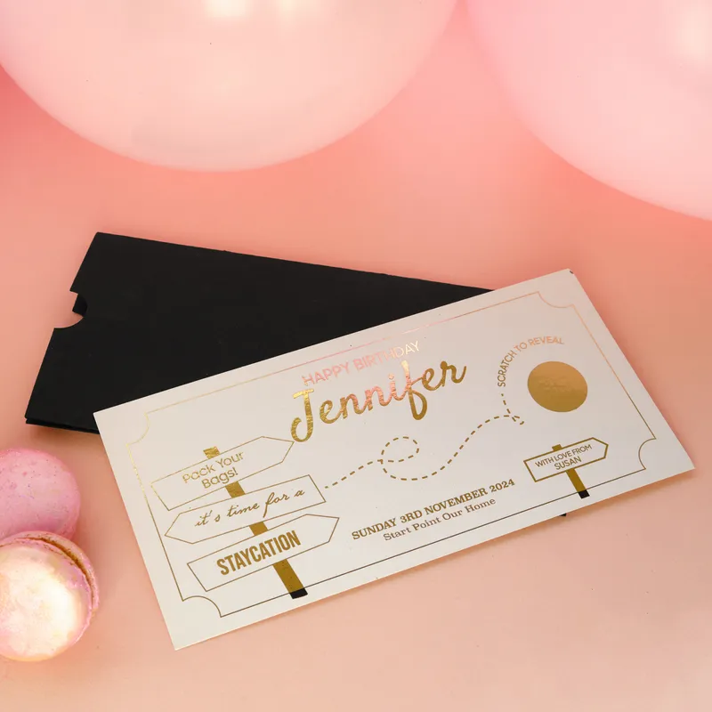 Personalized Scratch-Off Travel Birthday Gift