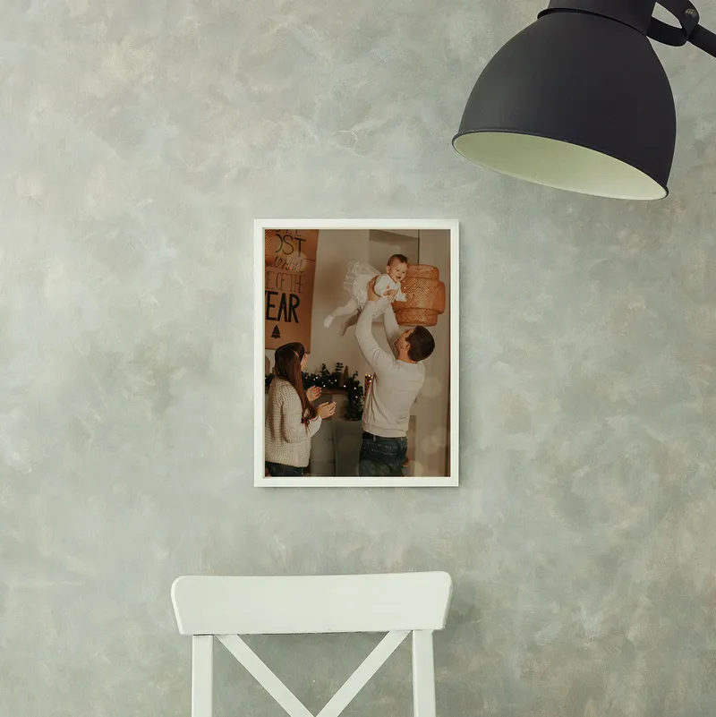 Personalized Self Adhesive Wall Frame for Photos 11.75 x 15.75 inches