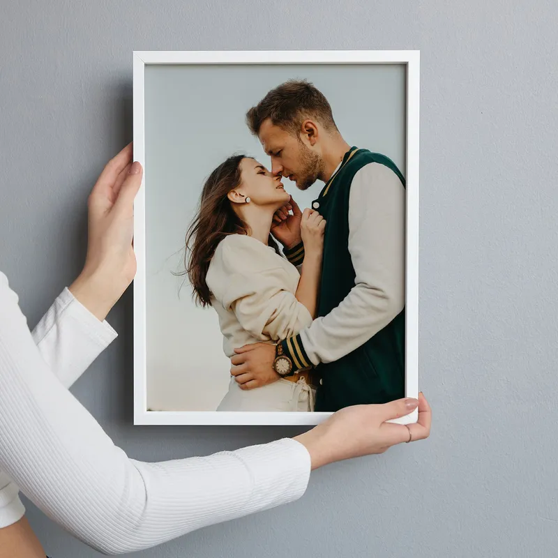 Personalized Self Adhesive Wall Frame for Photos 11.75 x 15.75 inches
