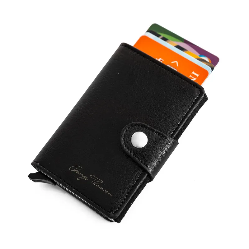 Personalized Signature Design Automatic Buckle Wallet with Name