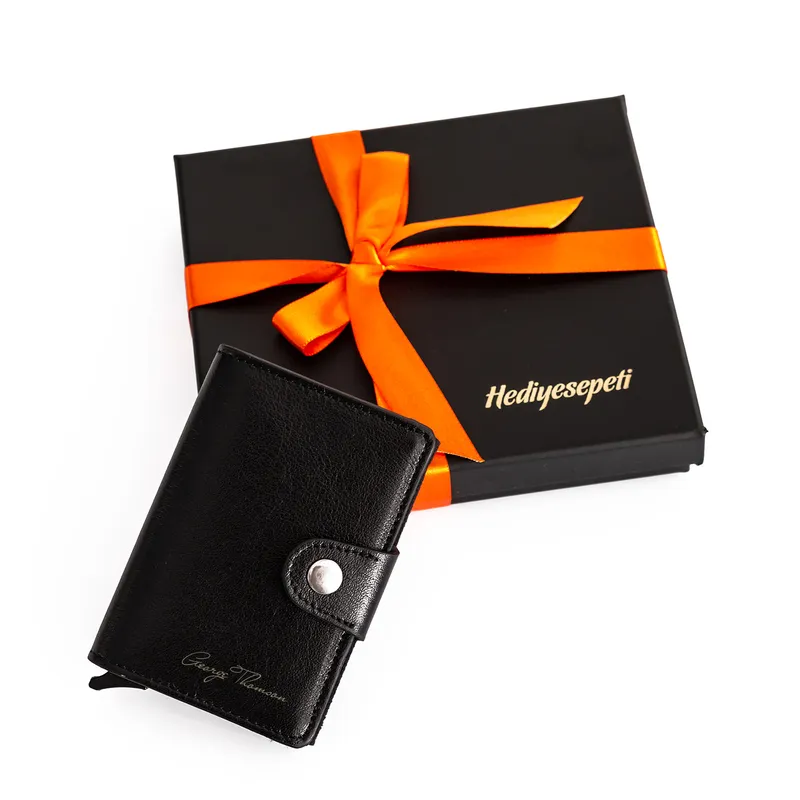 Personalized Signature Design Automatic Buckle Wallet with Name