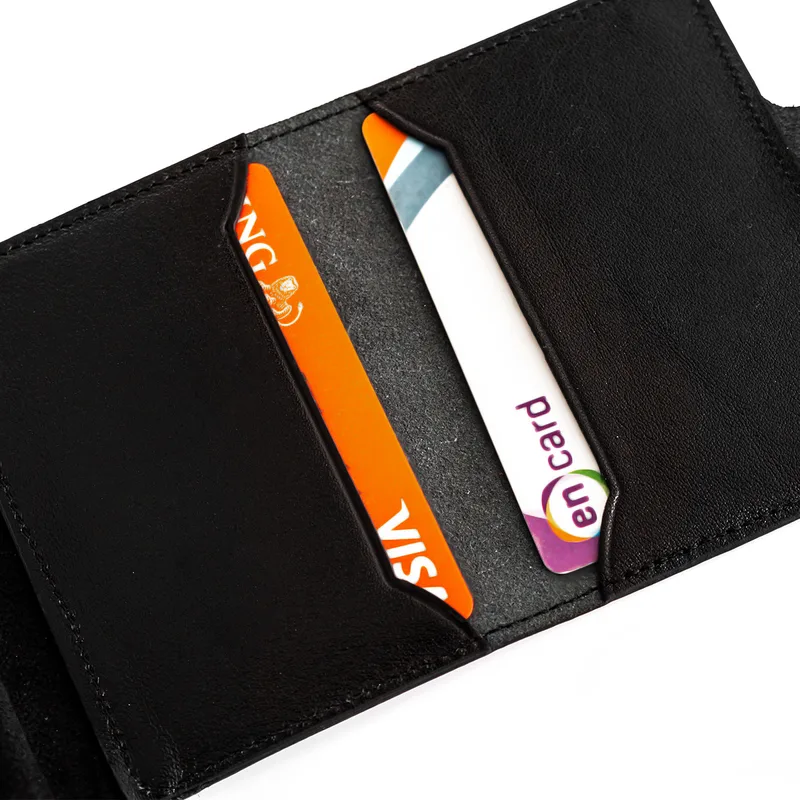 Personalized Signature Design Automatic Buckle Wallet with Name