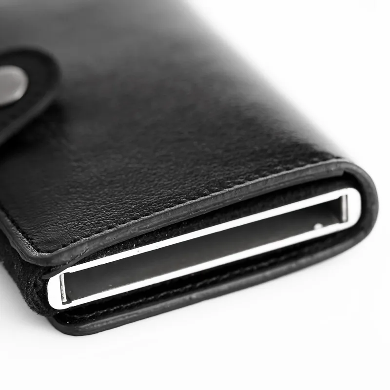 Personalized Signature Design Automatic Buckle Wallet with Name