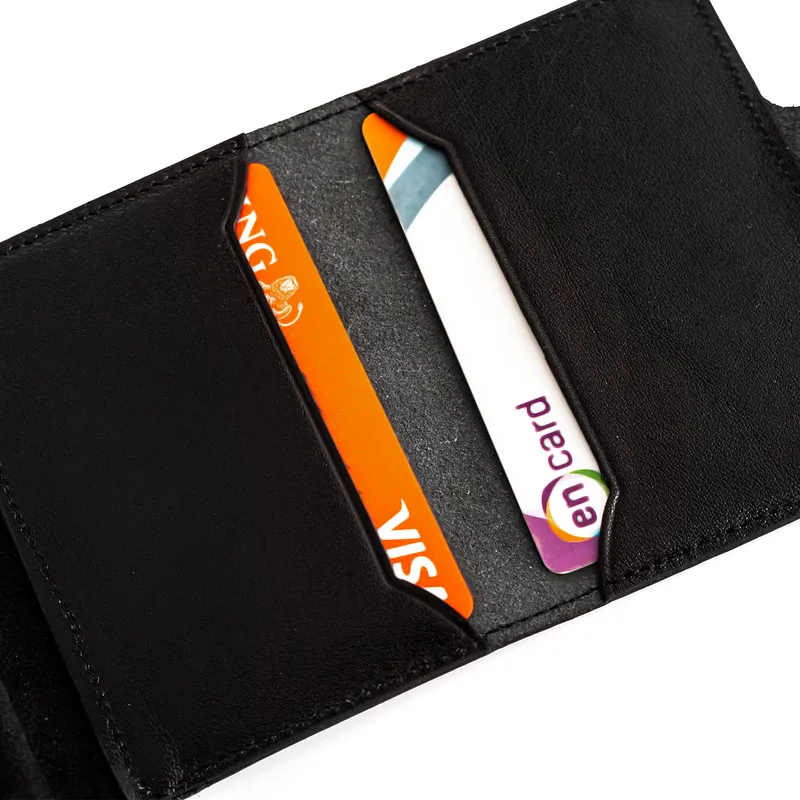 Personalized Signature Design Automatic Buckle Wallet with Name