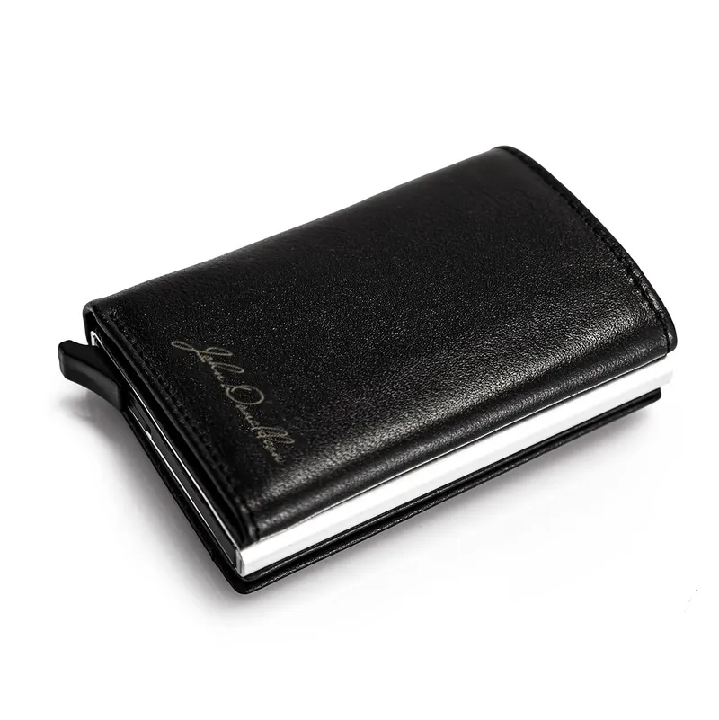Personalised Men's Genuine Leather Wallet with Engraving