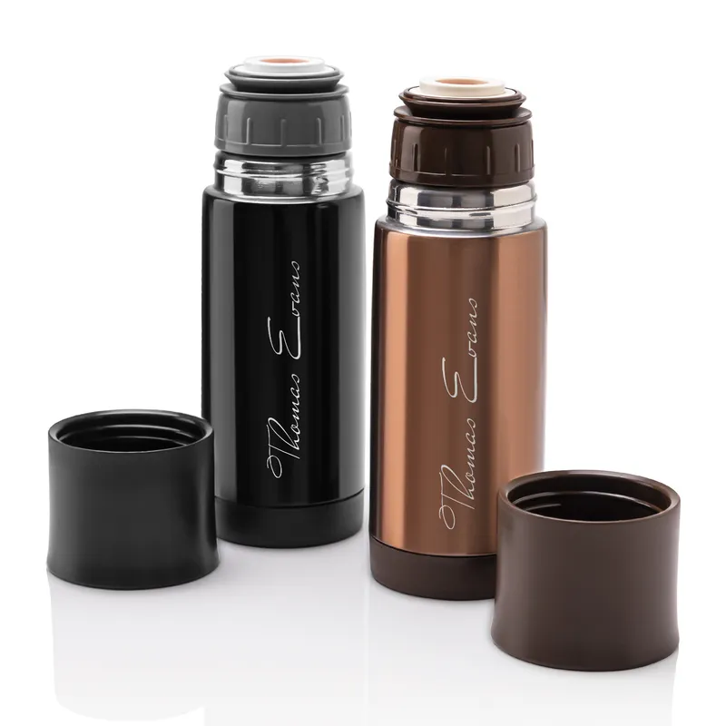 Personalized Signature Printed Steel Flask