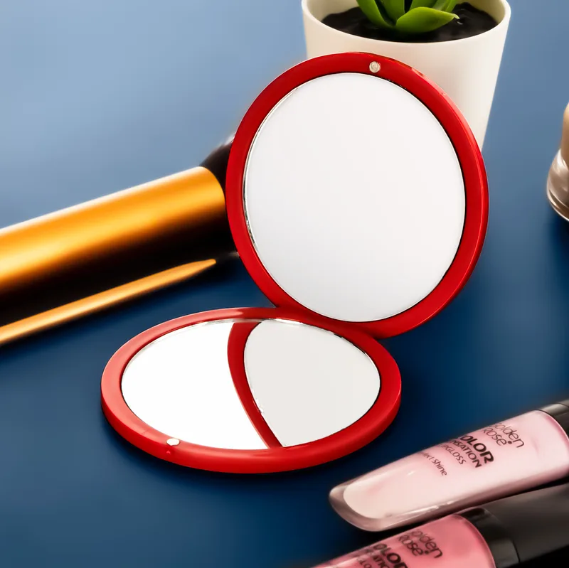 Personalized Signature Round Pocket Mirror