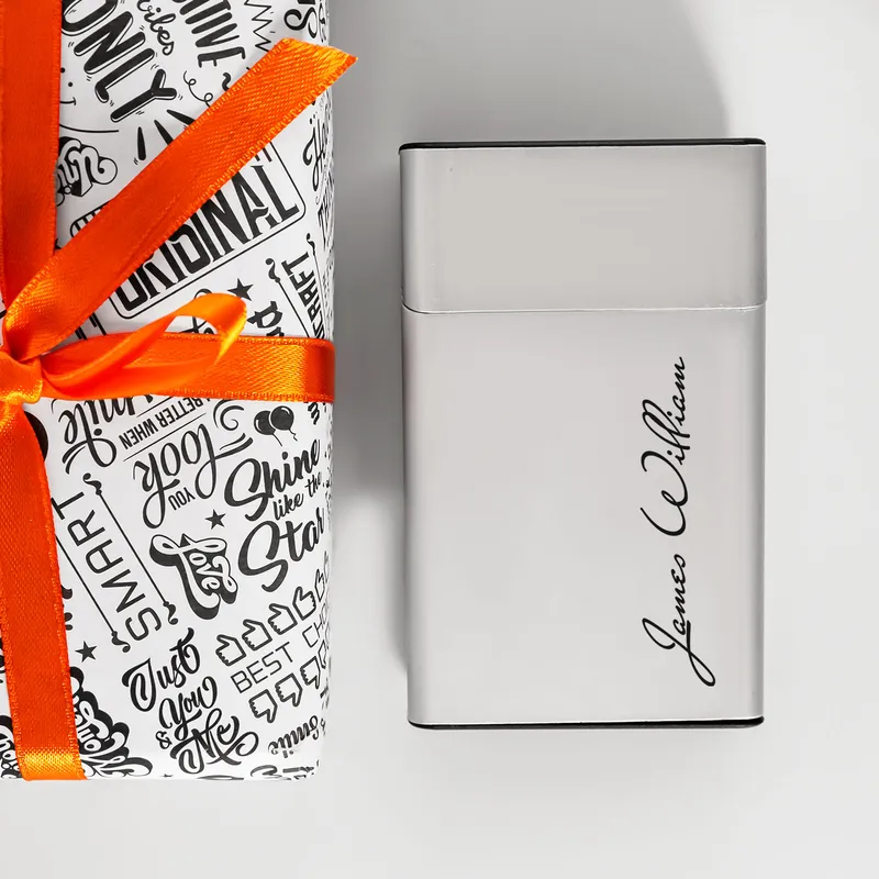 Personalized Signature Style Metal Box