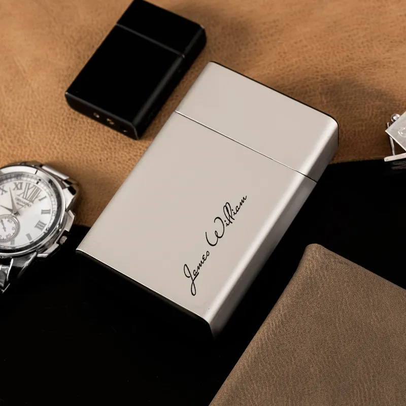 Personalized Signature Style Metal Box